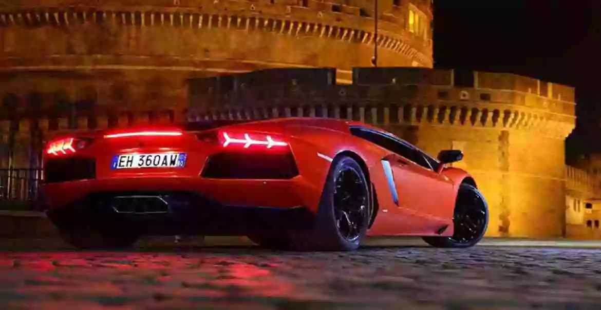 Lamborghini Aventador Car Ride Dubai